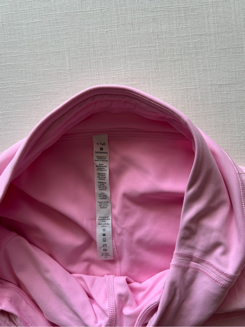 RARE Lululemon Pace Rival Skirt (Tall) *4-way Stretch 15" Miami Pink - Size 6 - Picture 6 of 6
